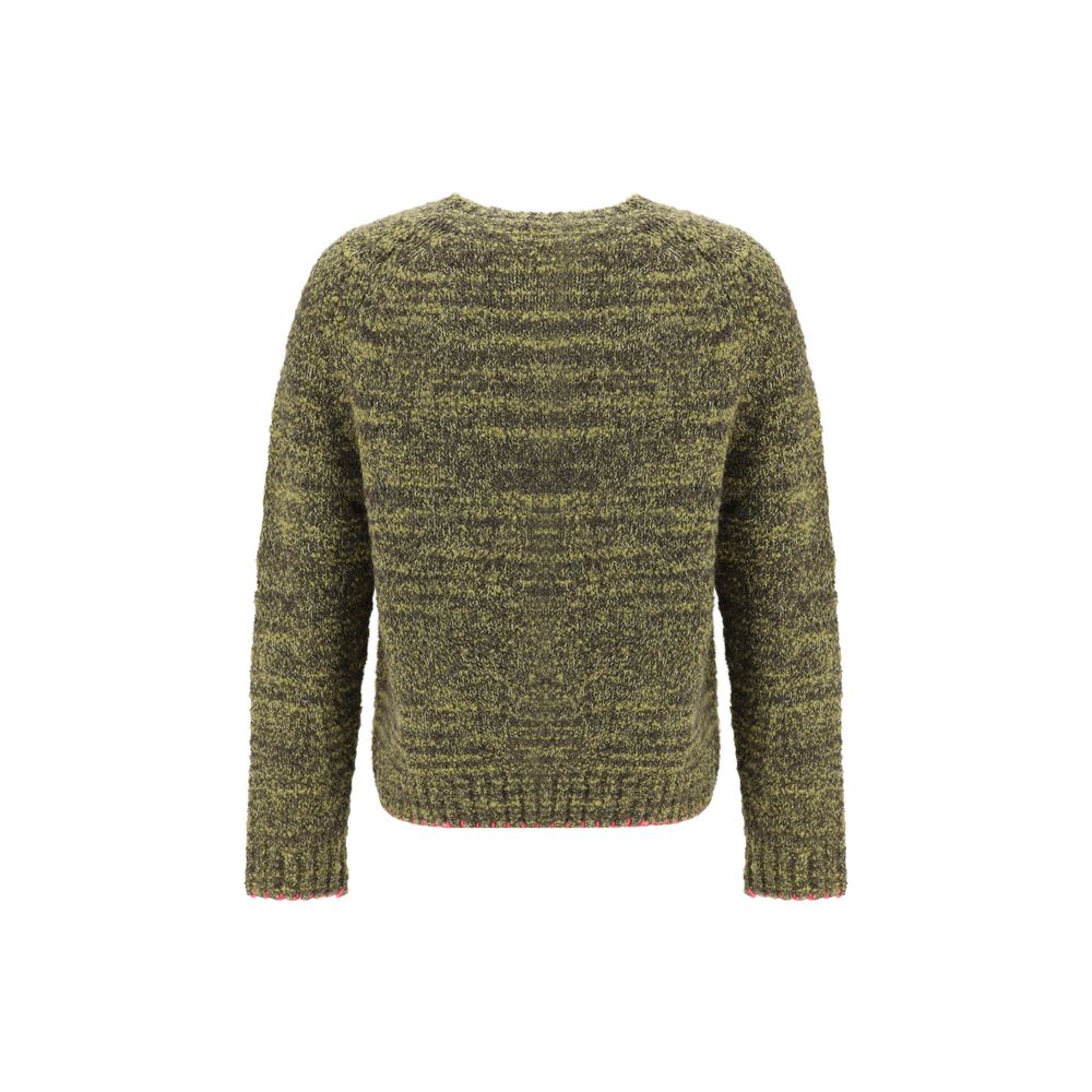 Green Recycled Polyamide Sweatshirt