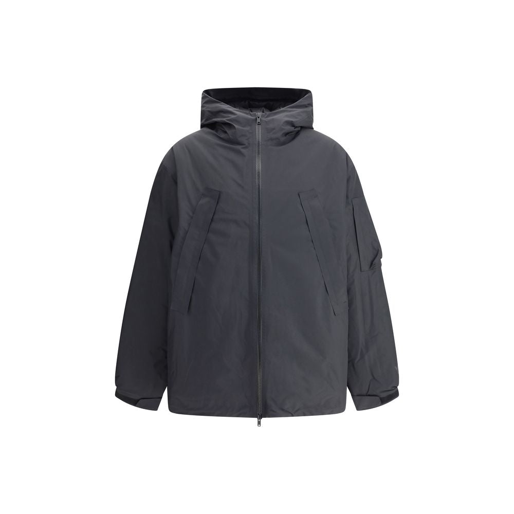 Black Polyester Shell Jacket