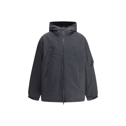 Black Polyester Shell Jacket