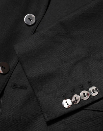 Black Single Breasted Men Coat MARTINI Blazer
