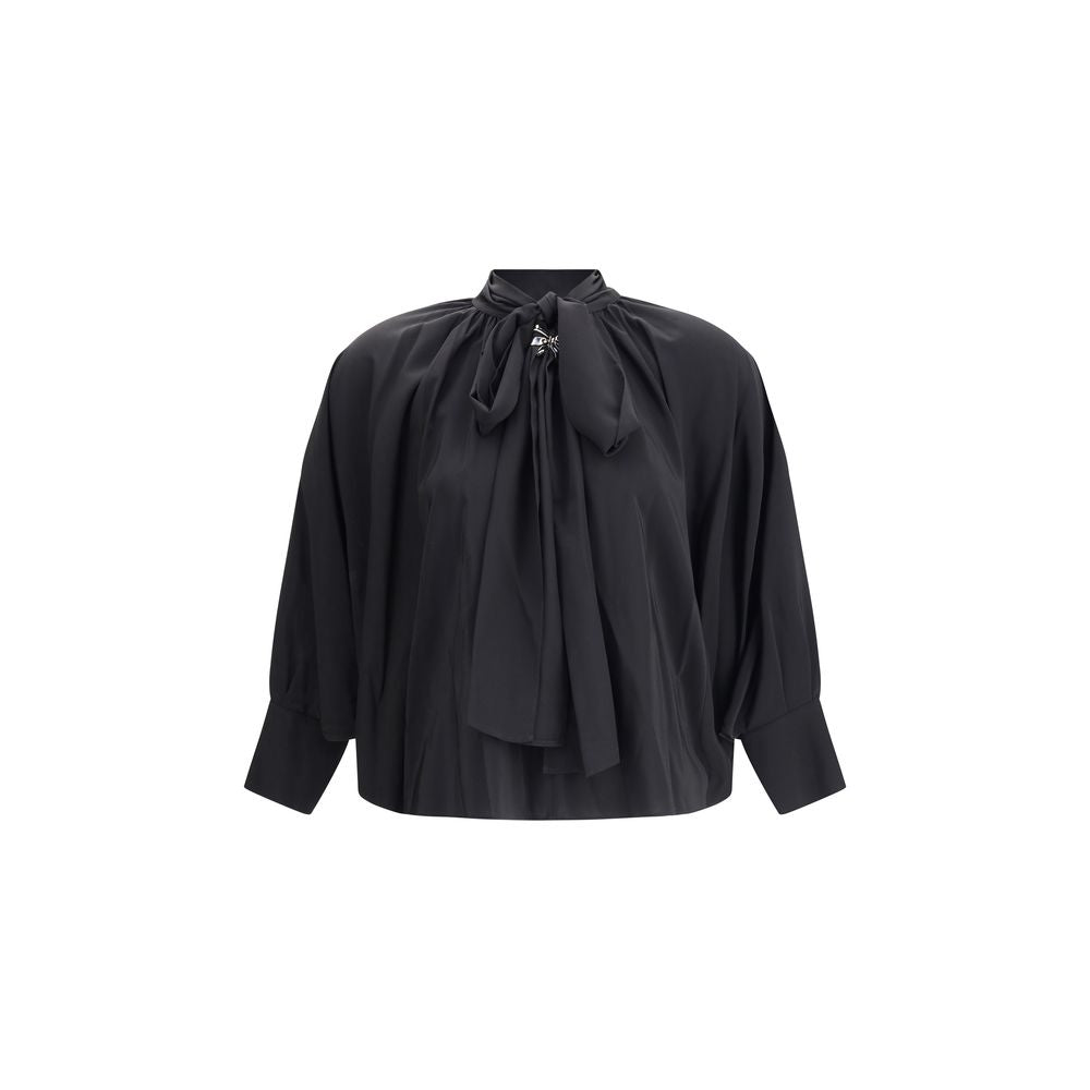 Black Silk Blouse