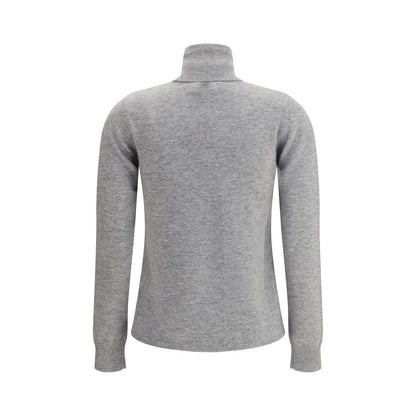 Gray Wool Turtleneck