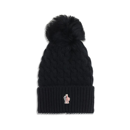 Black Fleece Wool Beanie