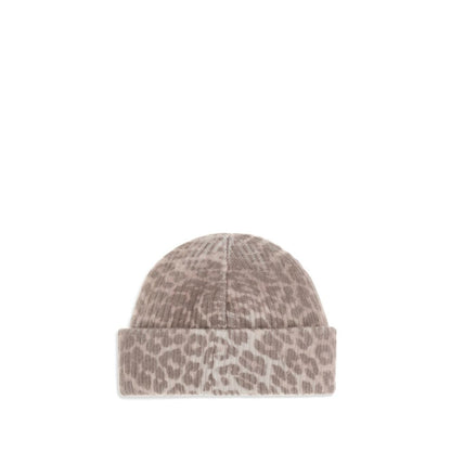 Beige Wool Beanie
