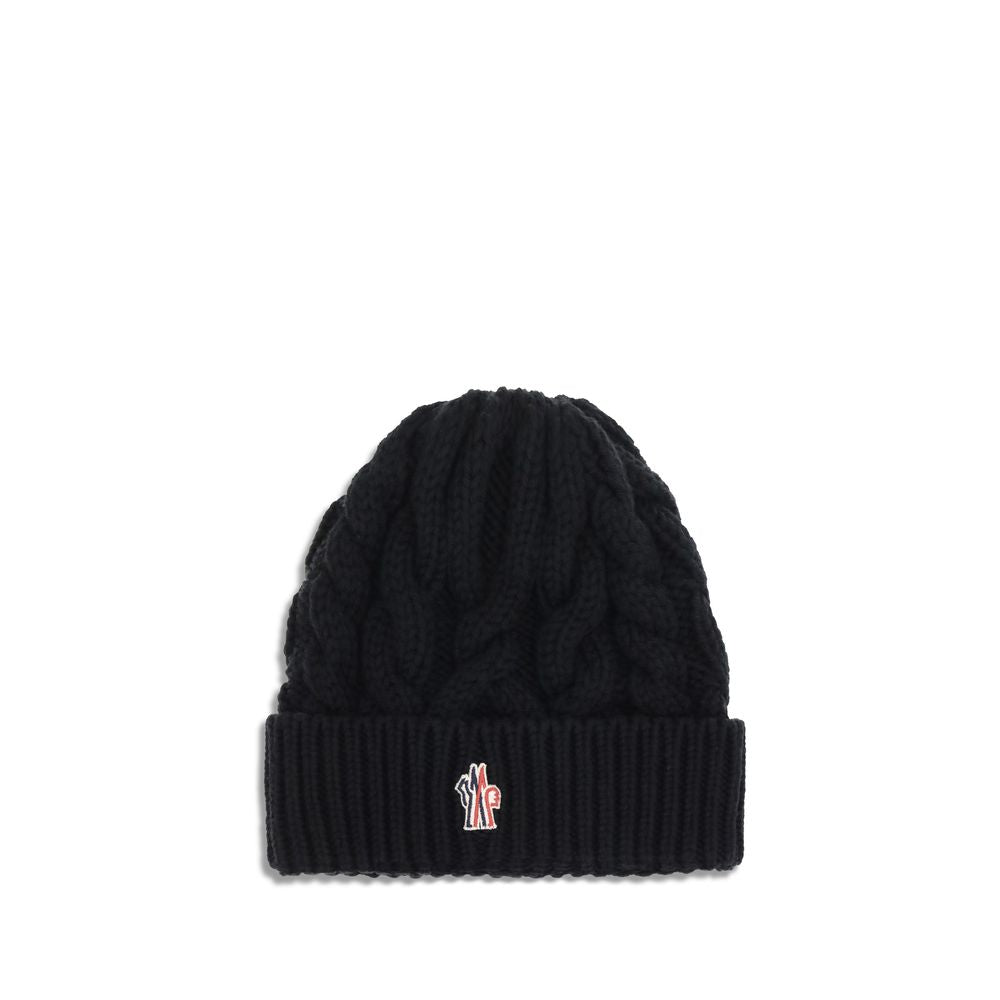Black Fleece Wool Beanie