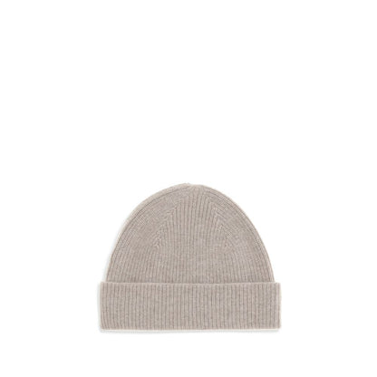 Beige Cashmere Beanie