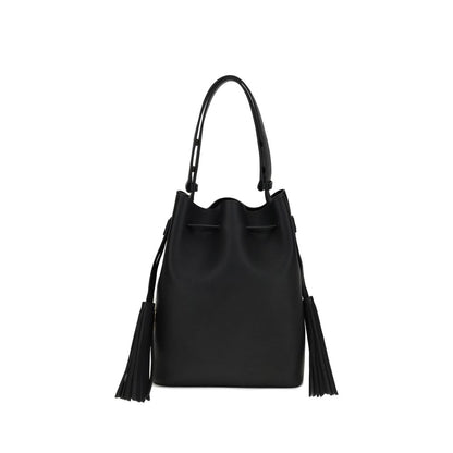 Black Leather Shoulder Bag