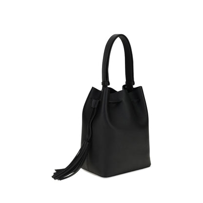 Black Leather Shoulder Bag