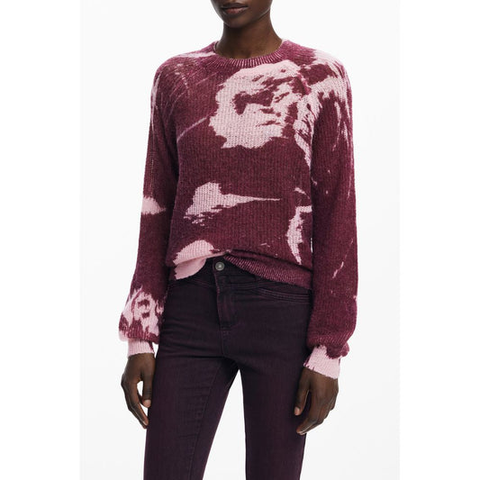 Pink Wool Women Sweater