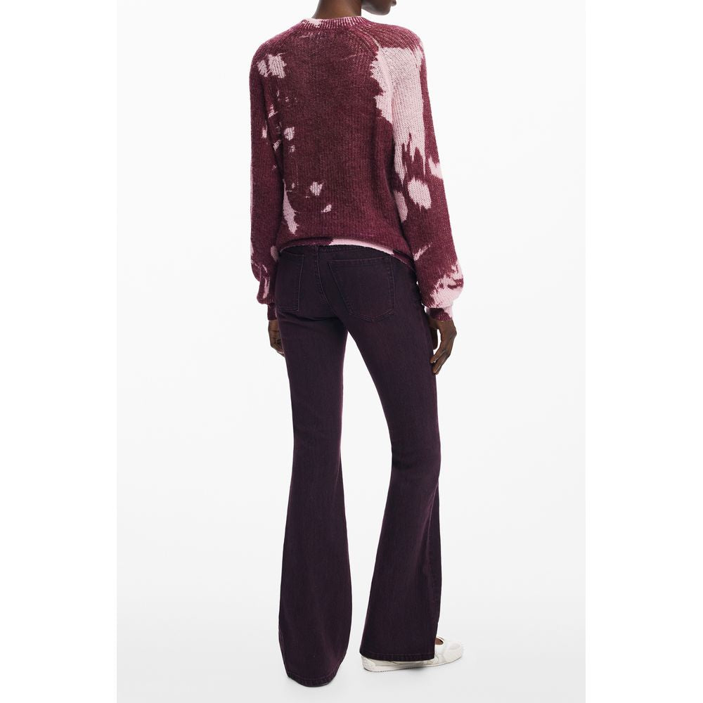 Pink Wool Women Sweater