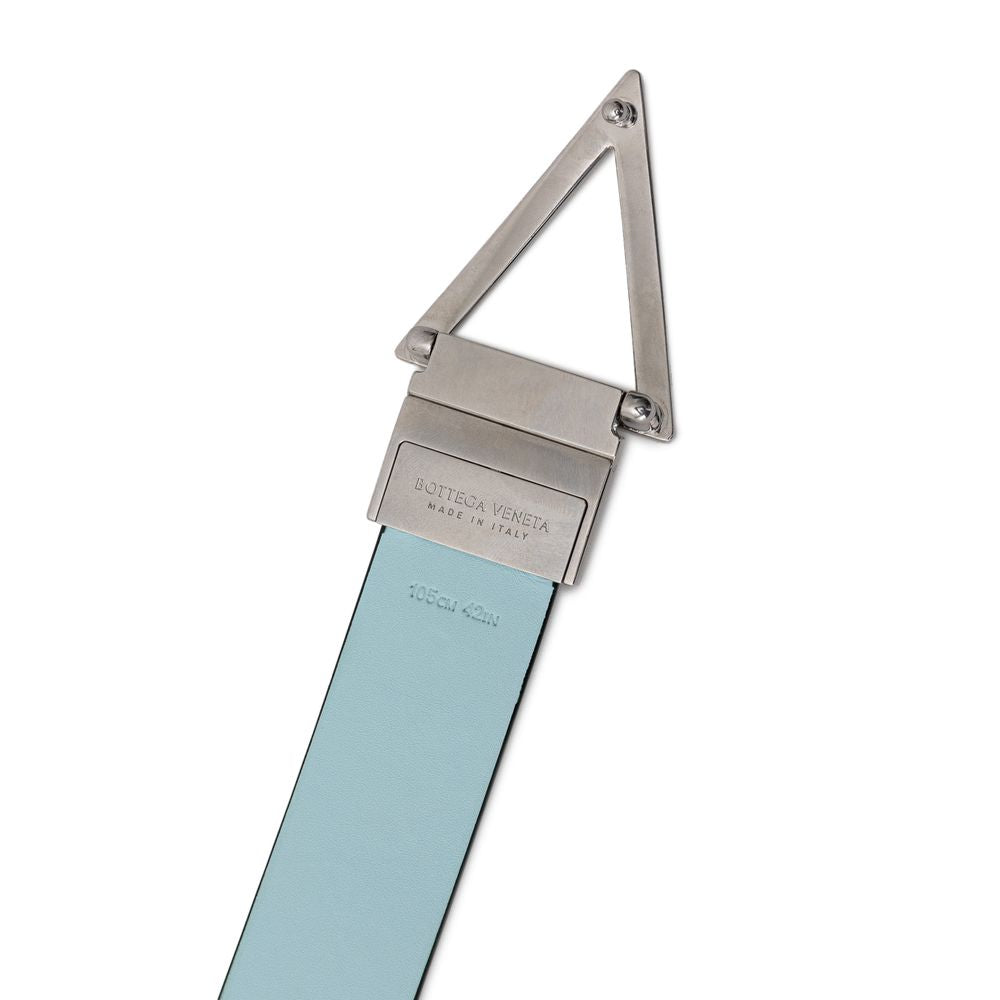 Green Leather Regular Belt