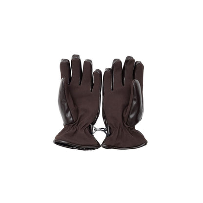 Brown Polyester Gloves