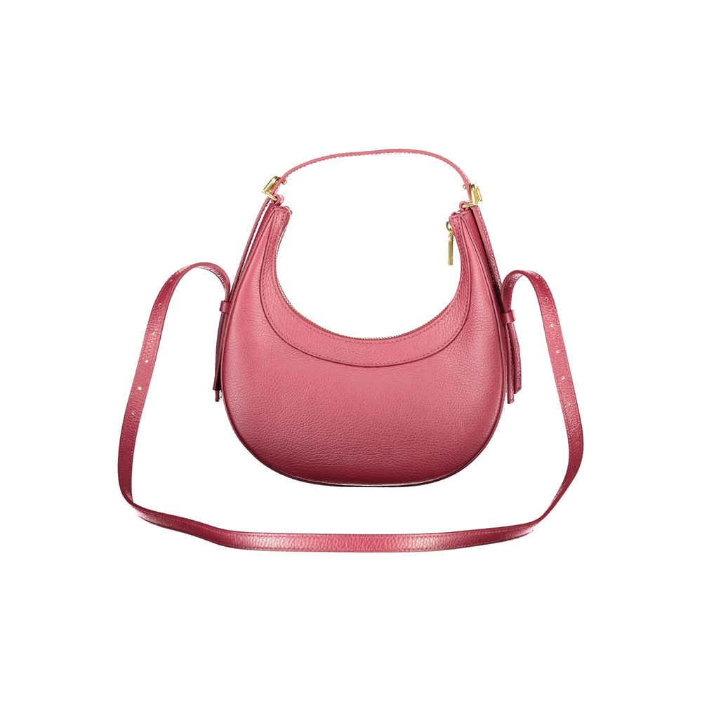 Purple Leather Handbag