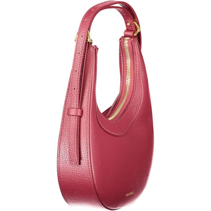 Purple Leather Handbag