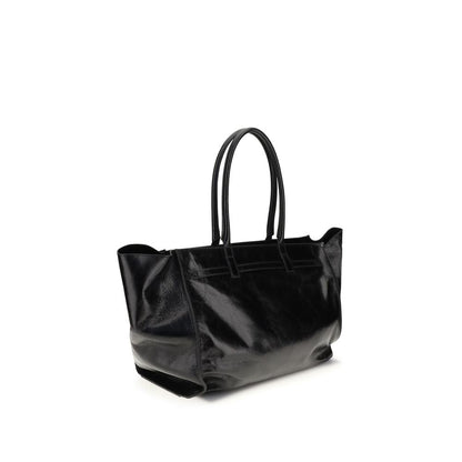 Black Calf Leather Bos Taurus Shoulder Bag