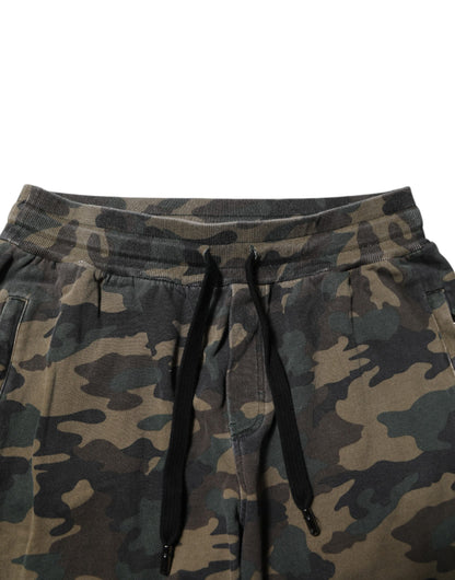 Multicolor Camouflage Cotton Men Jogger Pants