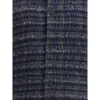 Blue Viscose Coat