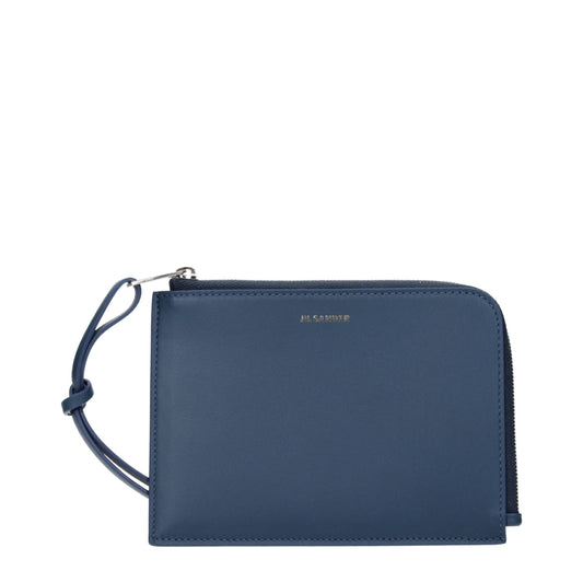 Blue Leather Wallet