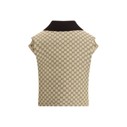 Beige Cotton Jackets And Coat