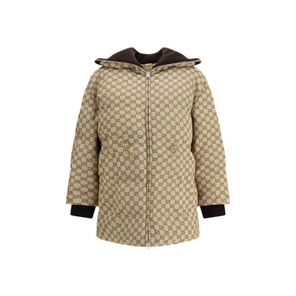 Beige Cotton Bomber