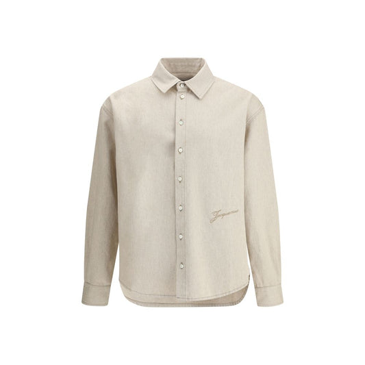Beige Denim Shirt