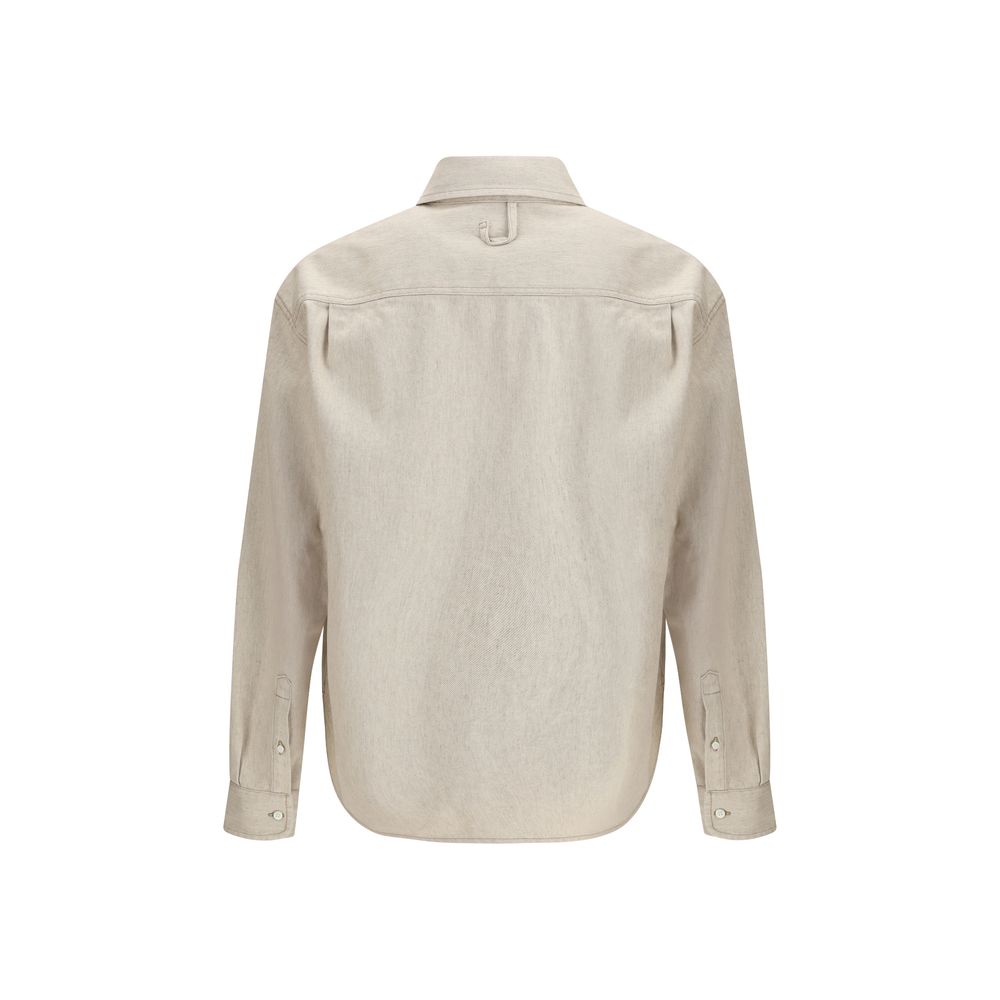 Beige Denim Shirt