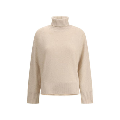 Beige Wool Turtleneck
