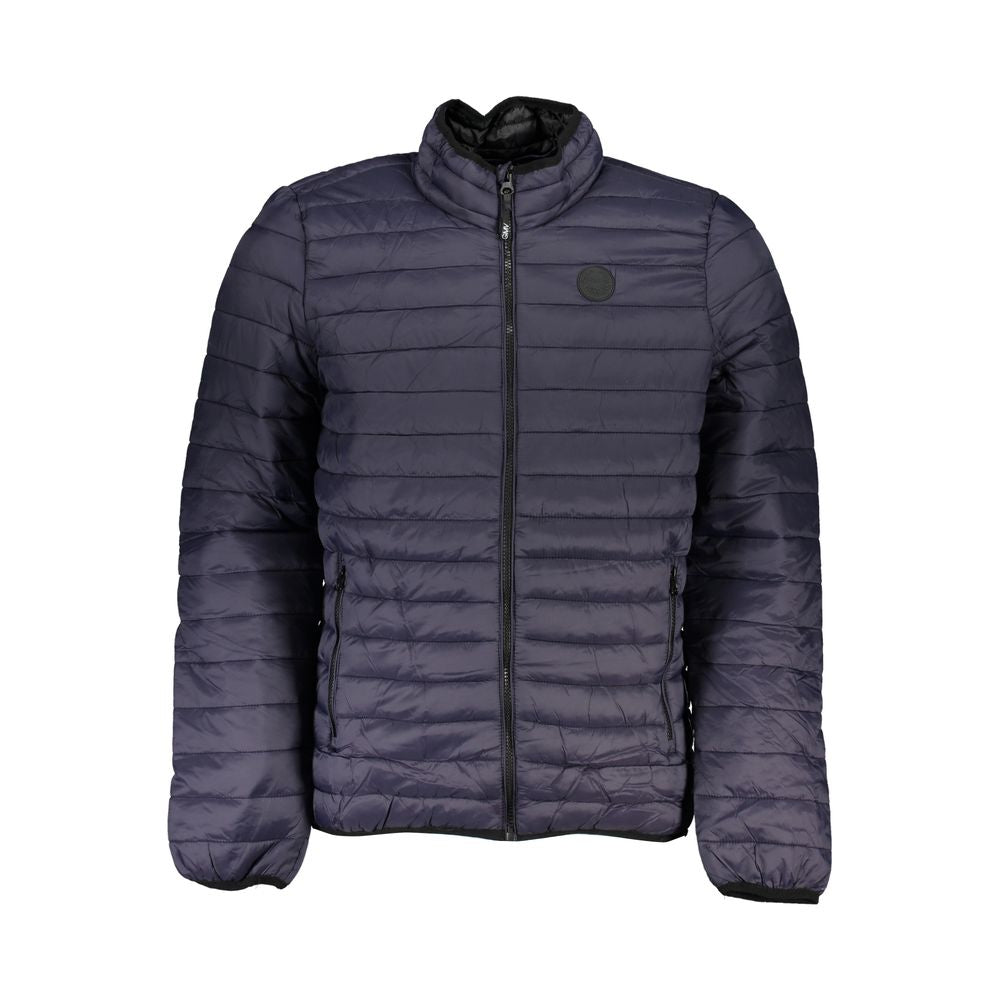 Blue Polyamide Jackets & Coat