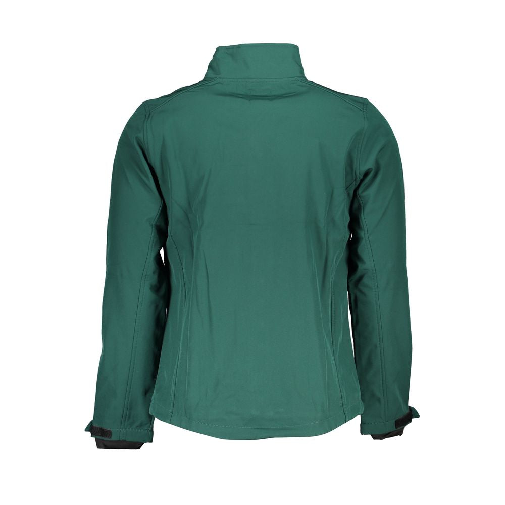 Green Polyester Jackets & Coat