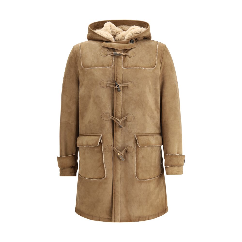Brown Leather Coat