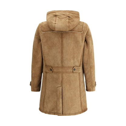 Brown Leather Coat