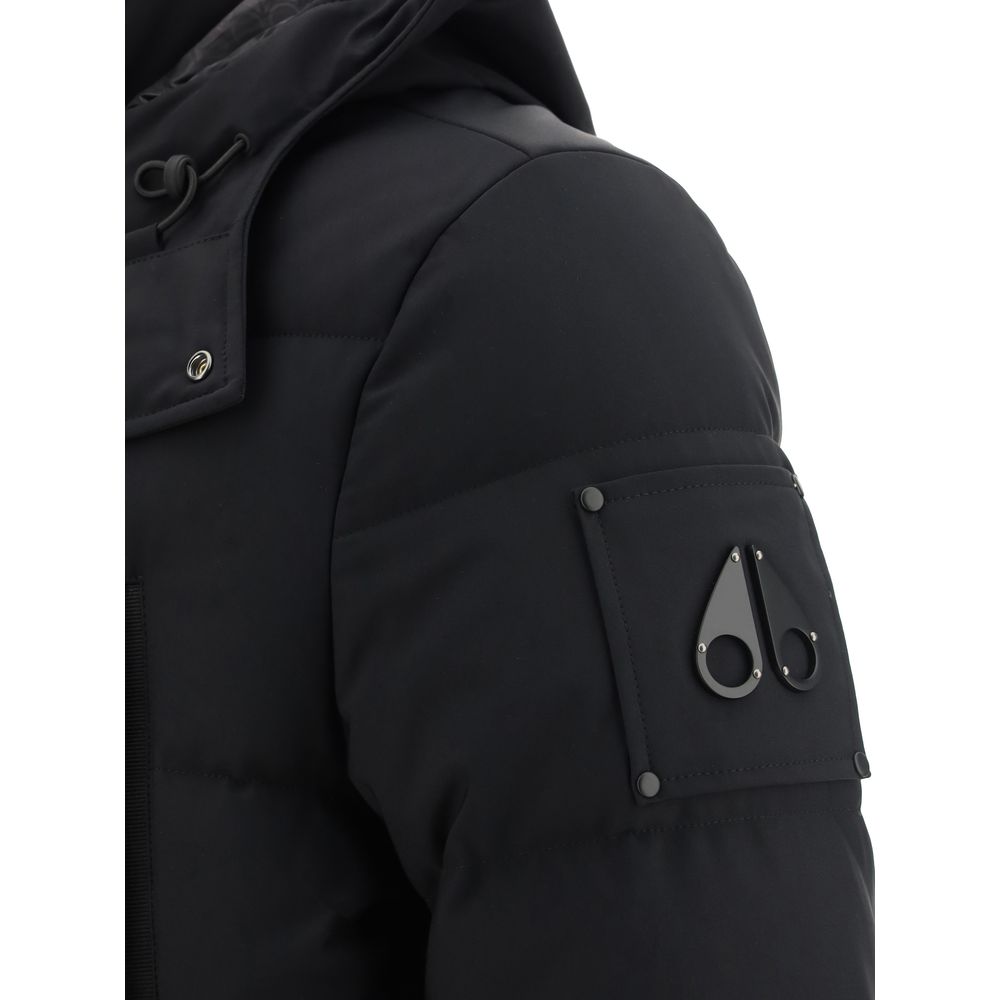 Black Nylon Parka