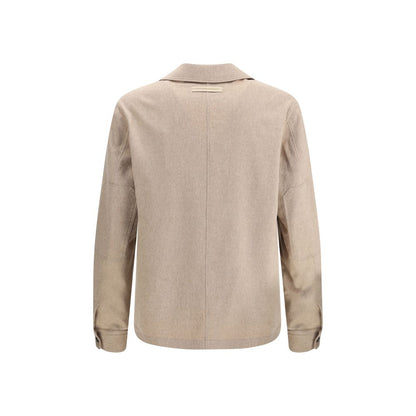 Beige Cotton Coat