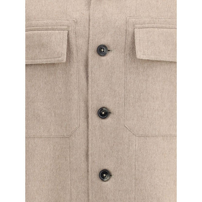 Beige Cotton Coat