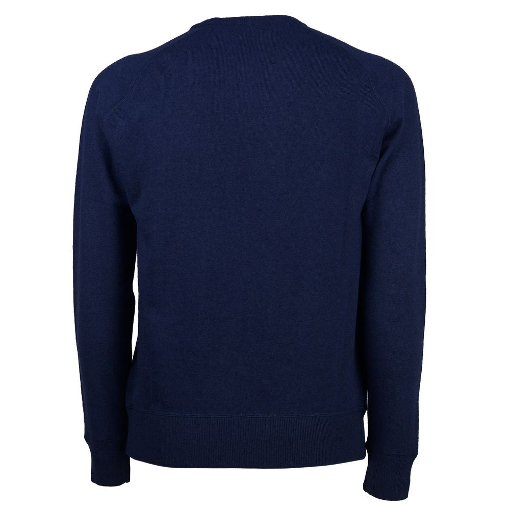 Blue Cashmere Men Sweater