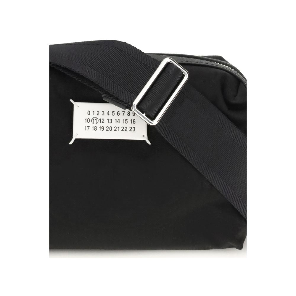 Black Fabric Shoulder Bag