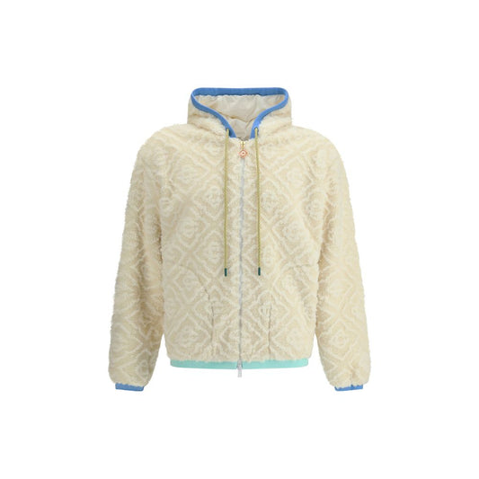 Cream Polyester Shell Jacket