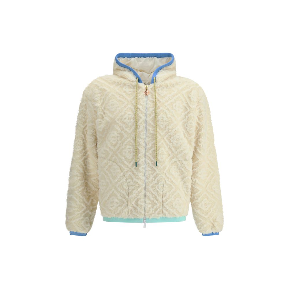 Cream Polyester Shell Jacket