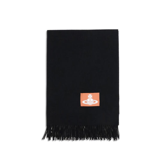 Black Wool Scarf