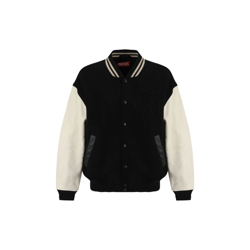 Multicolor Wool Bomber