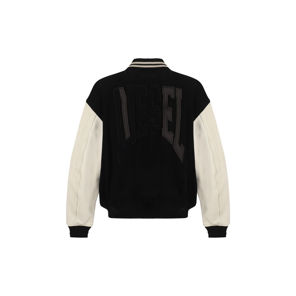 Multicolor Wool Bomber