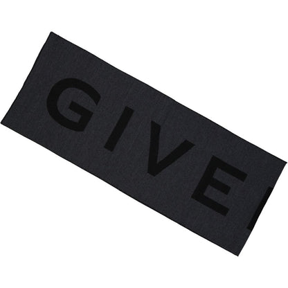 Gray Virgin Wool Scarf