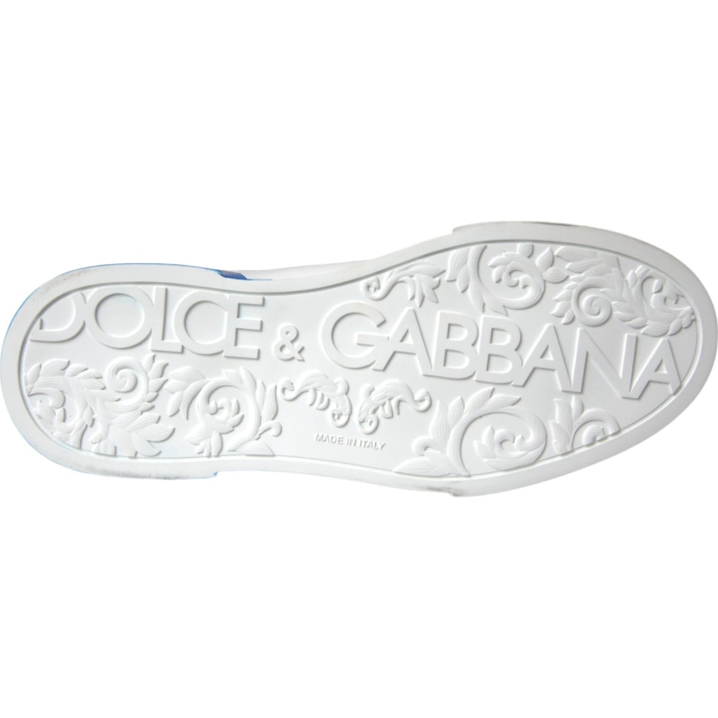 White Blue Logo Low Top Leather Sneakers Shoes